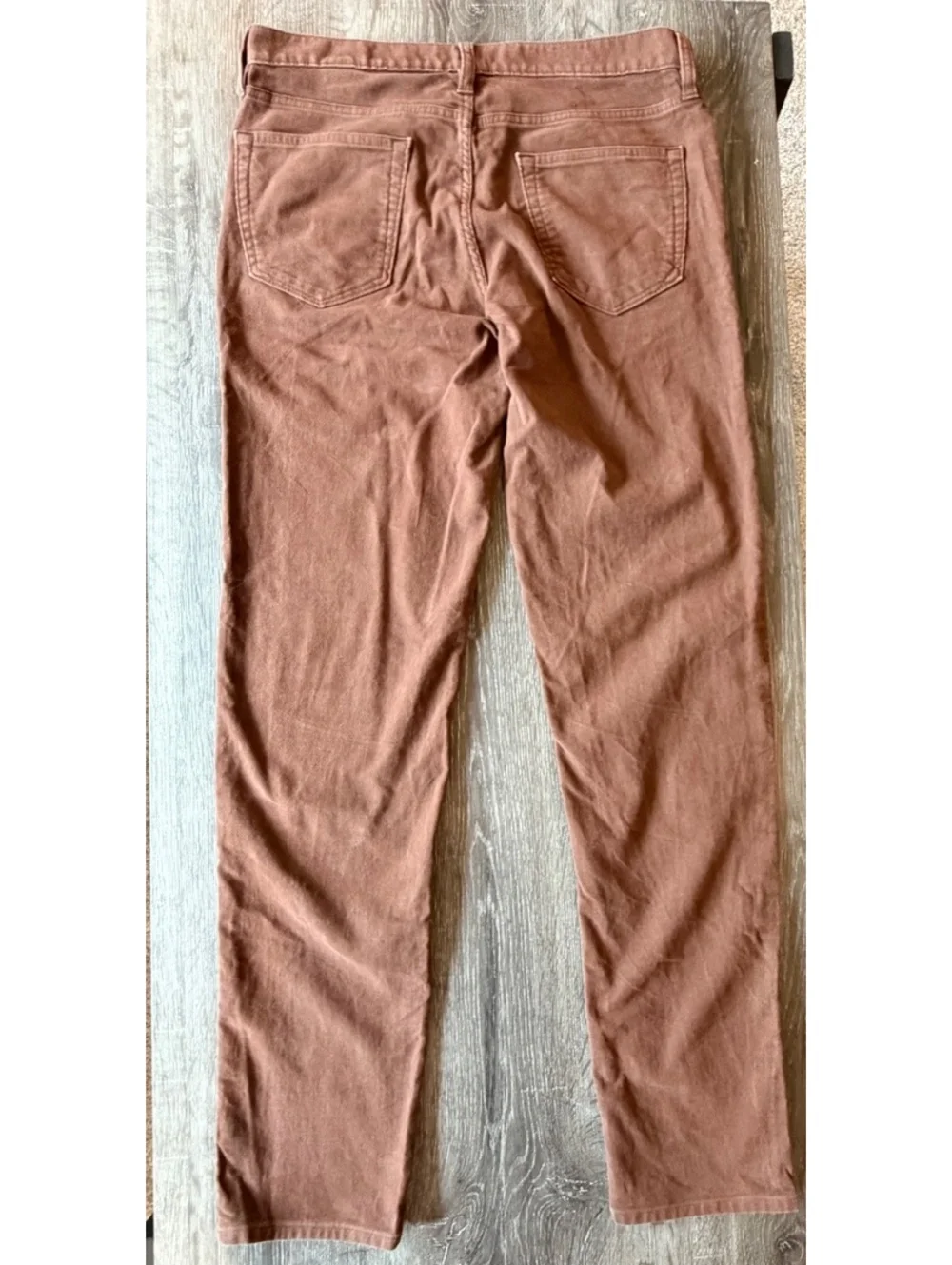 Banana Republic Traveler Pants Men 32x34 Brown Athletic Tapered Stretch 5 Pocket